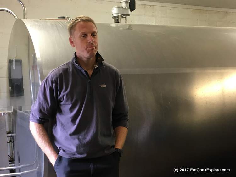 Milk collection tanks