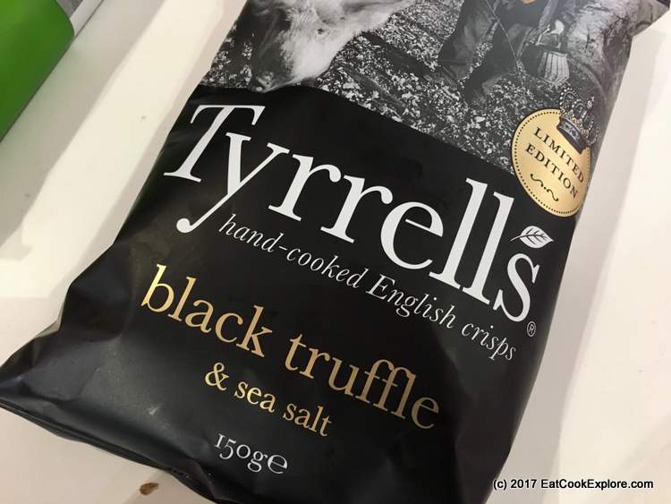 Tyrell's Black Truffle Crisps Sepciality and Fine Food Show London Tyrell's Black Truffle Crisps
