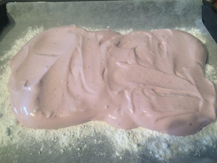 Marshmallows op bakplaat