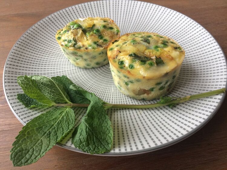 Frittata met geitenkaas