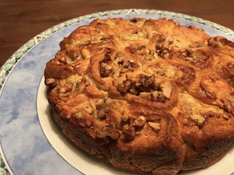 breekbrood met walnoten