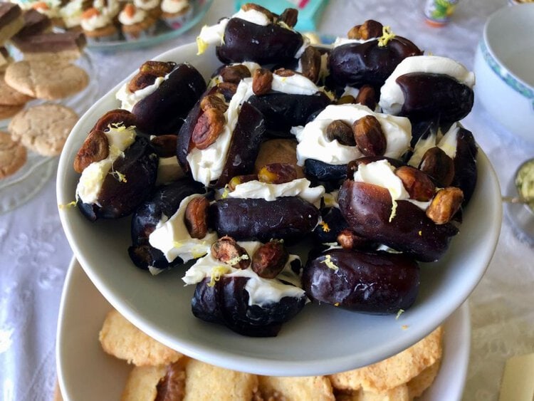 high tea organiseren - dadels