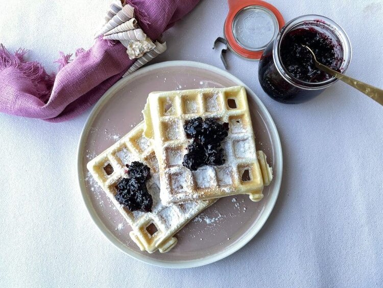 Blauwe bessenjam