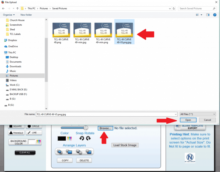 Software Adding Images | Cable Labels USA | Free Software