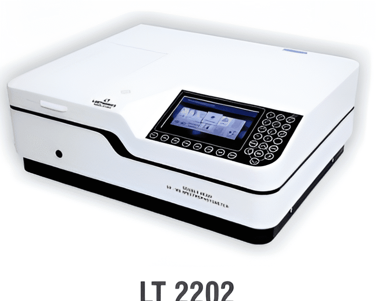 Double Beam Microprocessor UVVIS Spectrophotometer 8 Cell Holder LT-2202- Labtronics
