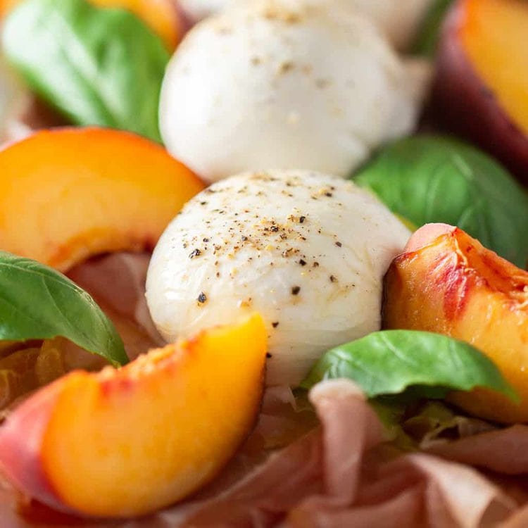 Burrata Peach Salad