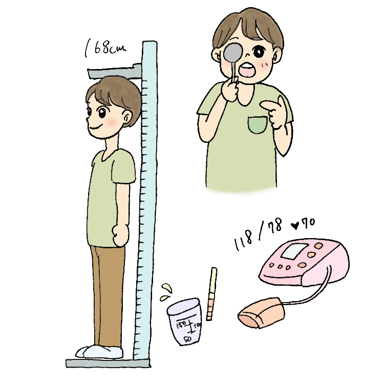 各種検査の様子