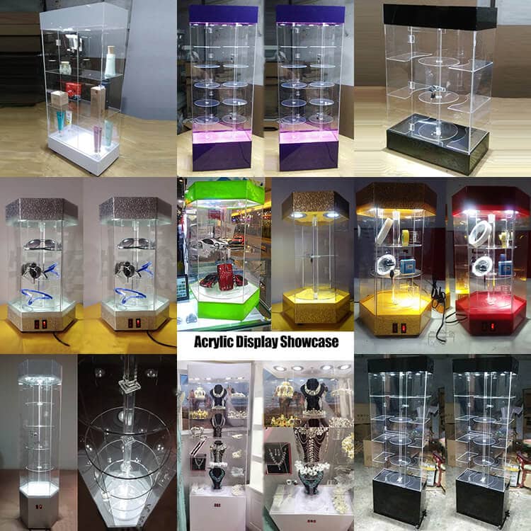 Acrylic Display Case With LED light