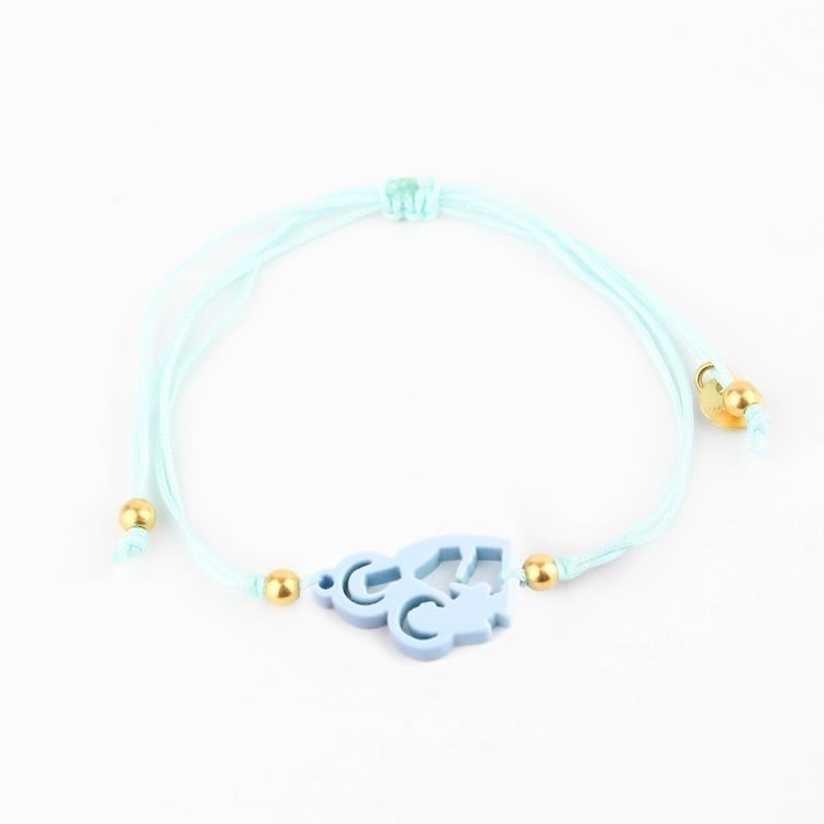 Pulsera Hilo Santa Ana Azul Cielo