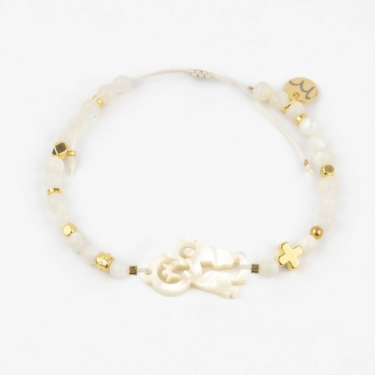 Pulsera Nácar Virgen del Carmen