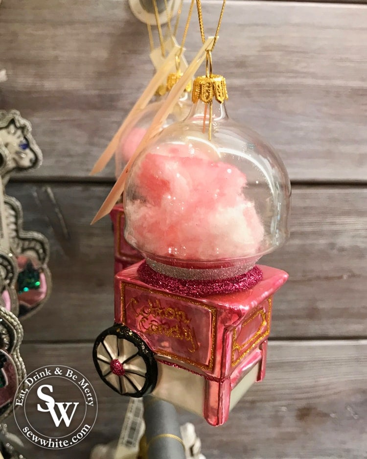 cotton candy pink retro christmas decoration