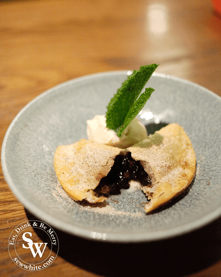 A hot Mince Pie empanada at Wahaca this Christmas