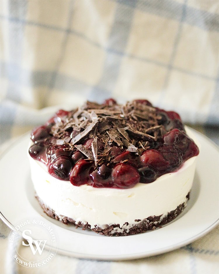 the most perfect Black Forest Cheesecake