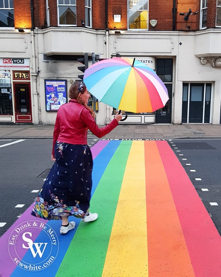 Most Instagrammable places in Wimbledon 2019 has to feature the Pride crossing on Wimbledon Broadway by The New Wimbledon theatre. The Rainbow crossing is a great support of the LGBTQ+ community.