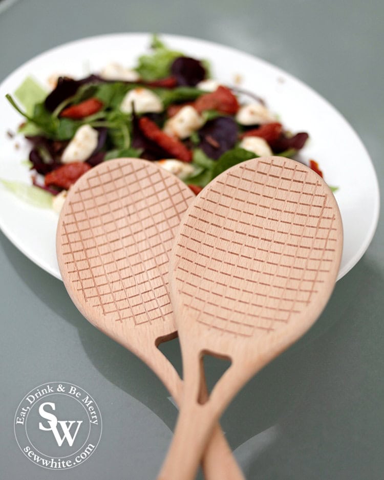 Top 5 treats for Wimbledon Finals have to include the tennis racket salad servers from Elys Wimbledon