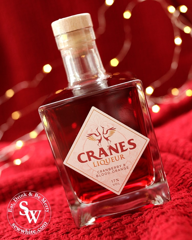 Cranes Liqueur cranberry and blood orange flavour perfect for christmas cocktails.