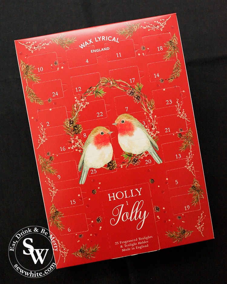 Wax lyrical robin candle advent calendar in the top 5 advent calendars for Christmas