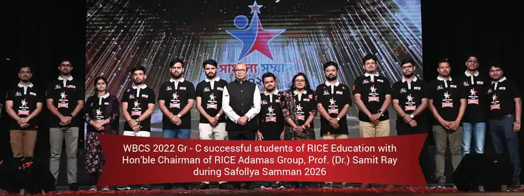 RICE Education Safollye Samman felicitation ceremony banner