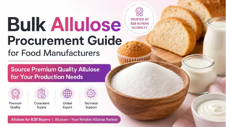 Bulk Allulose Procurement Guide for Food Manufacturers