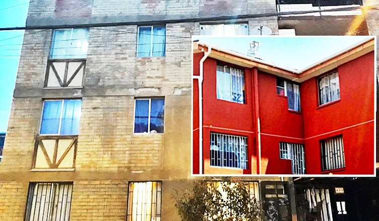 fachada de departamento en la farfana maipu