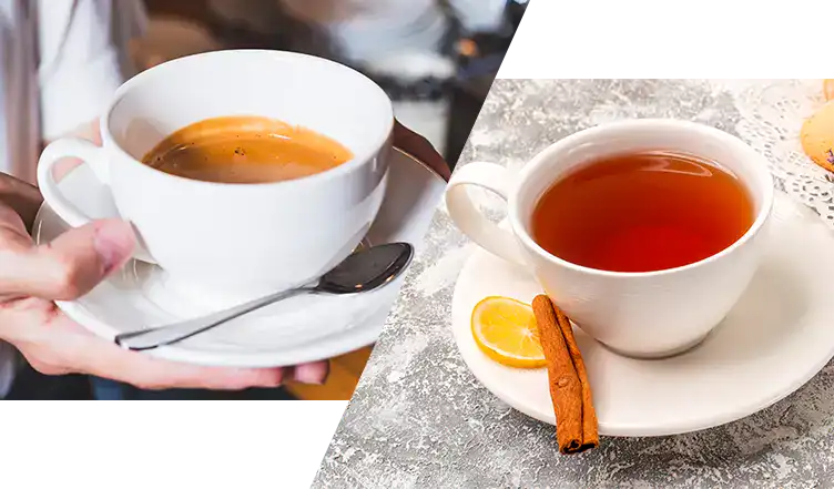 Café y té de cortesía en Hostal Río de Castro