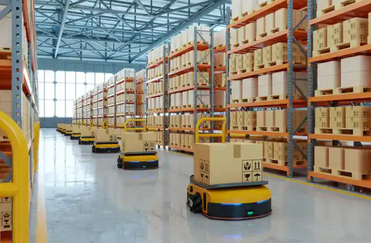 Advanced technology used in China warehouse