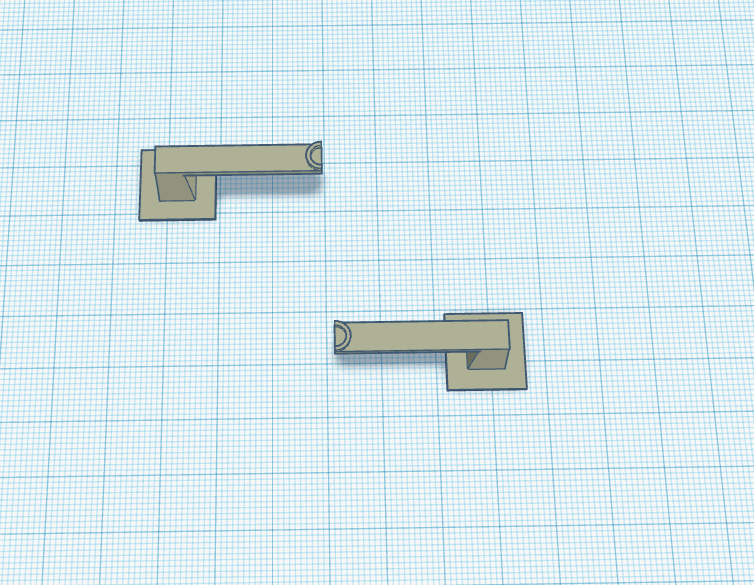 splitting model into two parts in tinkercad
