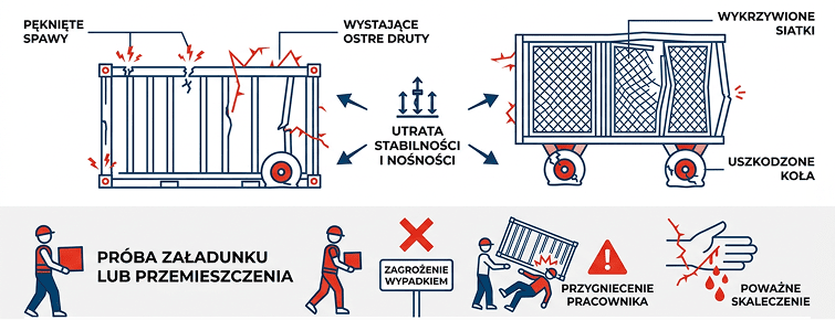 regeneracja pojemników siatkowych