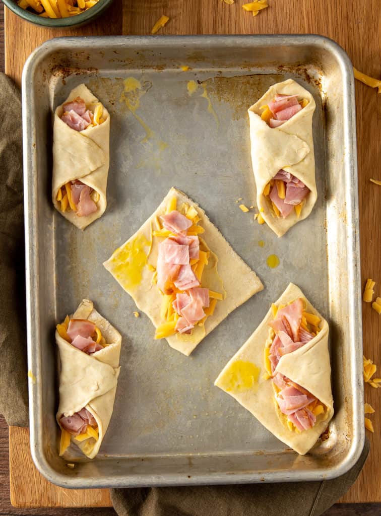 how to fold puff pastry diamonds