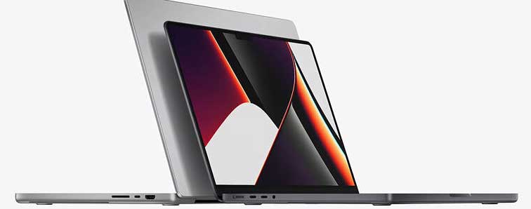 MacBook Pro против Surface Laptop Studio: какой ноутбук лучше? 3 Apple переработала MacBook Pro в двух размерах. Есть 16-дюймовые и 14-дюймовые модели