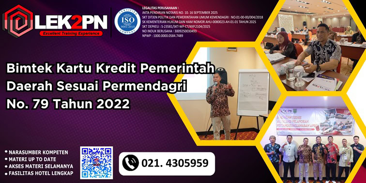 Bimtek Kartu Kredit Pemerintah Daerah Sesuai Permendagri No. 79 Tahun 2022