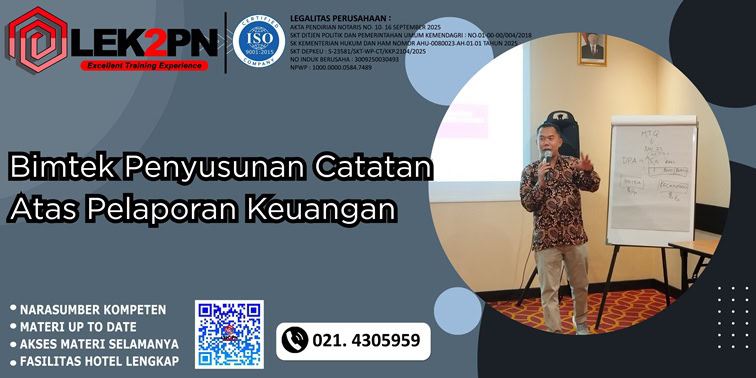 Bimtek Penyusunan Catatan Atas Pelaporan Keuangan