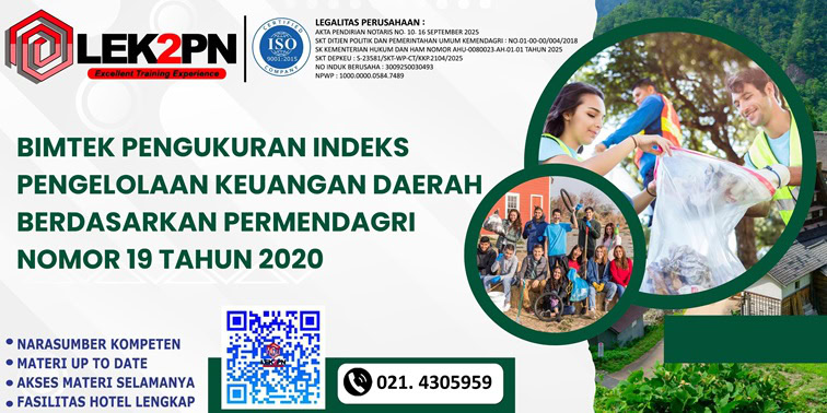 Bimtek Pengukuran Indeks Pengelolaan Keuangan Daerah Berdasarkan Permendagri Nomor 19 Tahun 2020