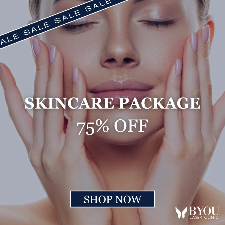 Skincare 75% off Banner