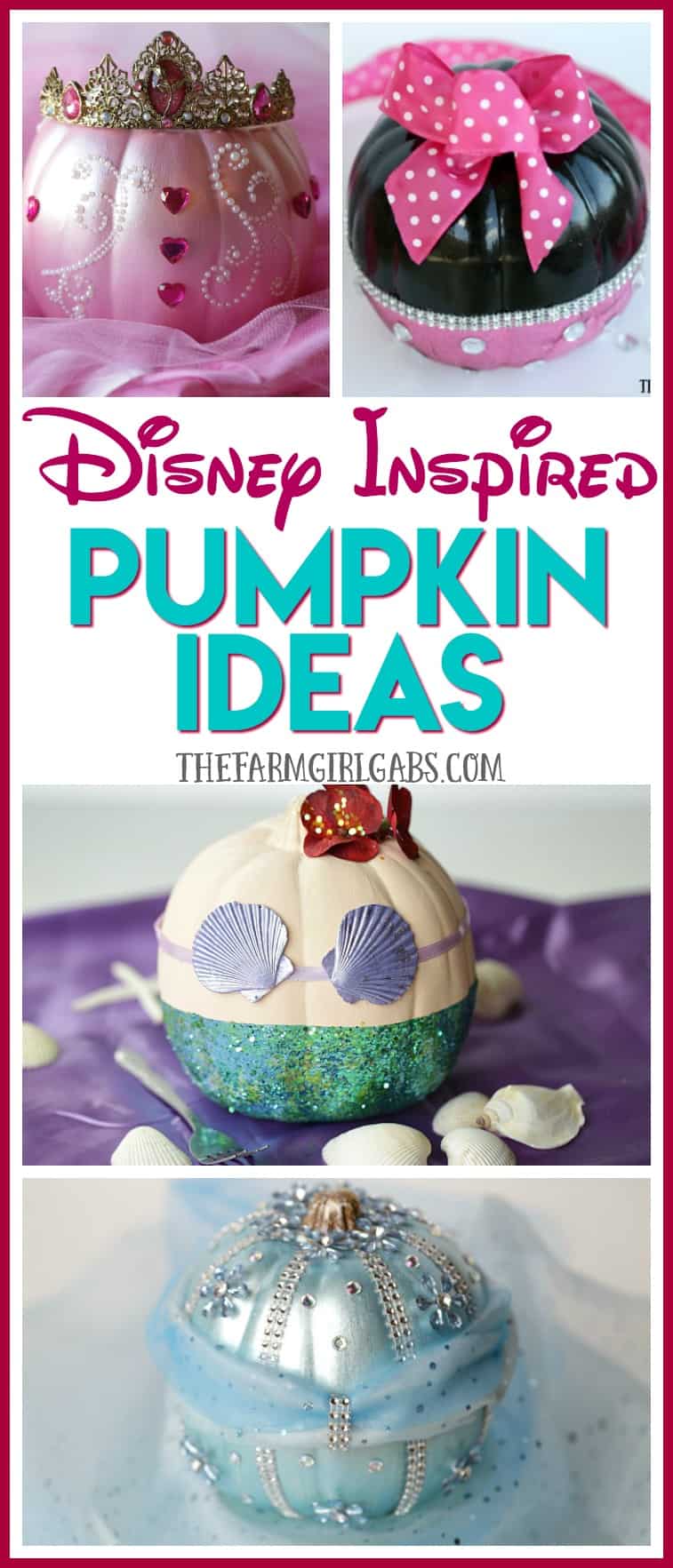 Show your Disney side (and crafty side) this Halloween with these adorable Disney Inspired Pumpkin Ideas!