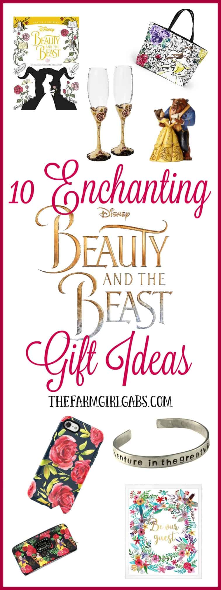 These 10 Enchanting Beauty And The Beast Gift Ideas are perfect for any Disney Beauty And The Beast Fan! #BeOurGuest