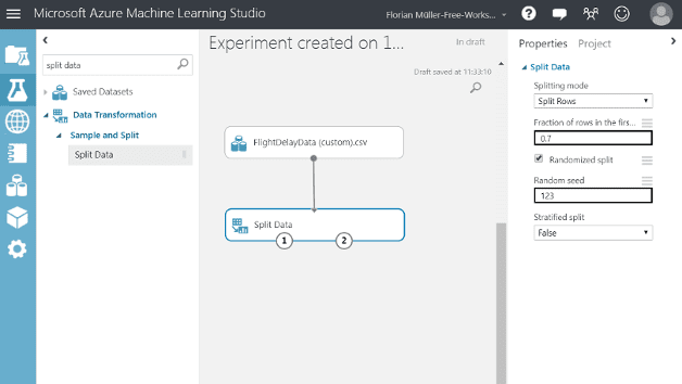 Splitting the data into train and test