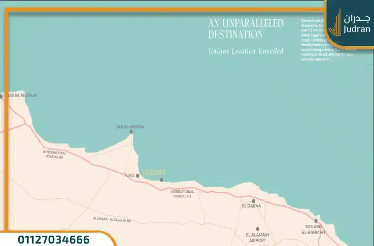 اهمية موقع سيزر الساحل الشمالي