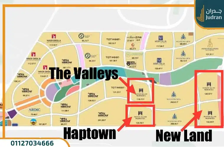 موقع كمبوند بارك سنترال المستقبل سيتي