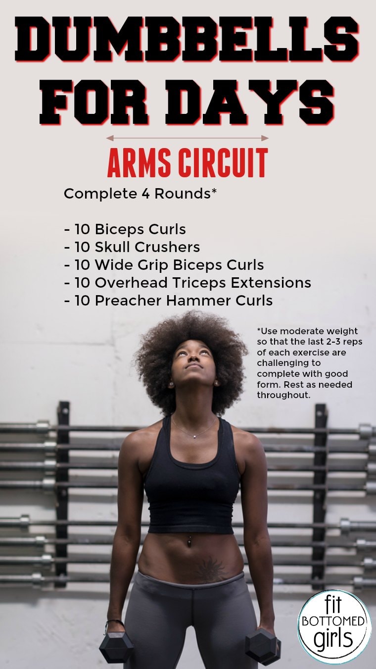 Implement An Arm Day Into Your Weekly Rotation With This Dumbbell Circuit