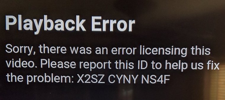 Fix Sorry There Was an Error Licensing this Video on YouTube TV