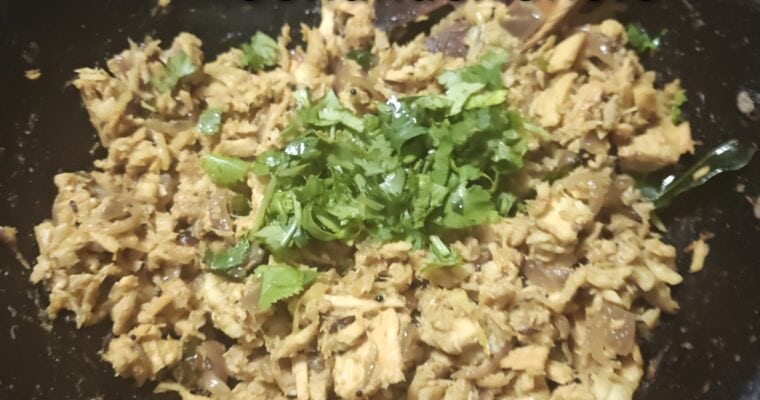 Sura (Fish) Puttu with Canned Tuna