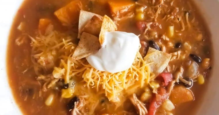 Easy Taco Soup with Chicken