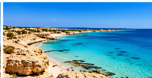 Mediterranean coast at Marsa Matrouh