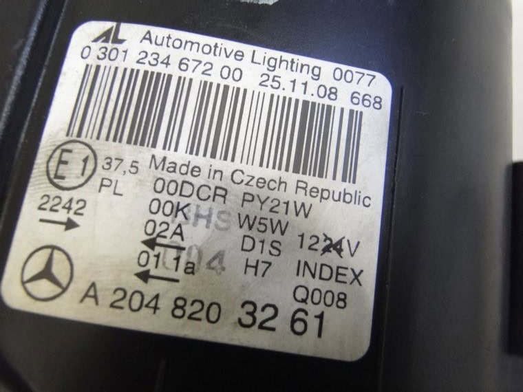 MERCEDES C KLASA W204 LAMPA XENON PRAWA NIESKRĘTNA - obrazek 4