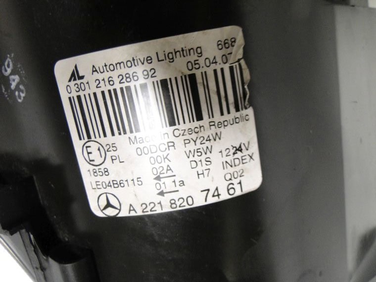 MERCEDES S KLASA W221 LAMPA PRAWA NIGHT VISION - obrazek 7