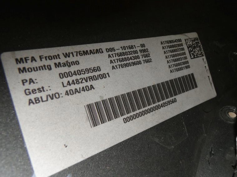 MERCEDES A KLASA W176 PO LIFCIE ZDERZAK 45 AMG - obrazek 10