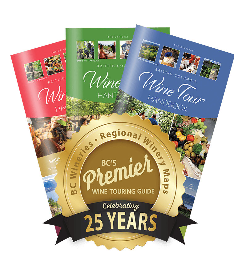 celebrating 25 years of BC Wine Tour Handbook
