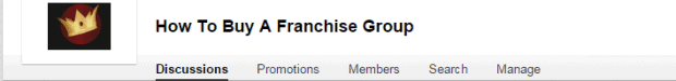  linkedin group on buying a franchise 
