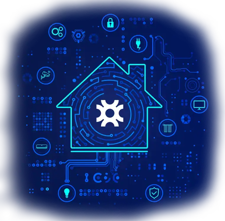 Syncrow smart home automation hub icon.
